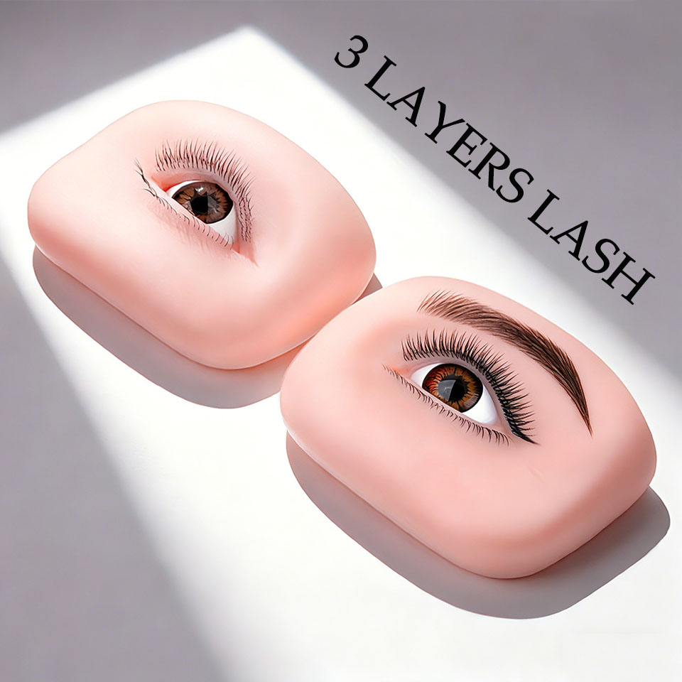 Eyelash Extension Open Eye - Nowa szkoleniowa główka manekina do ćwiczeń