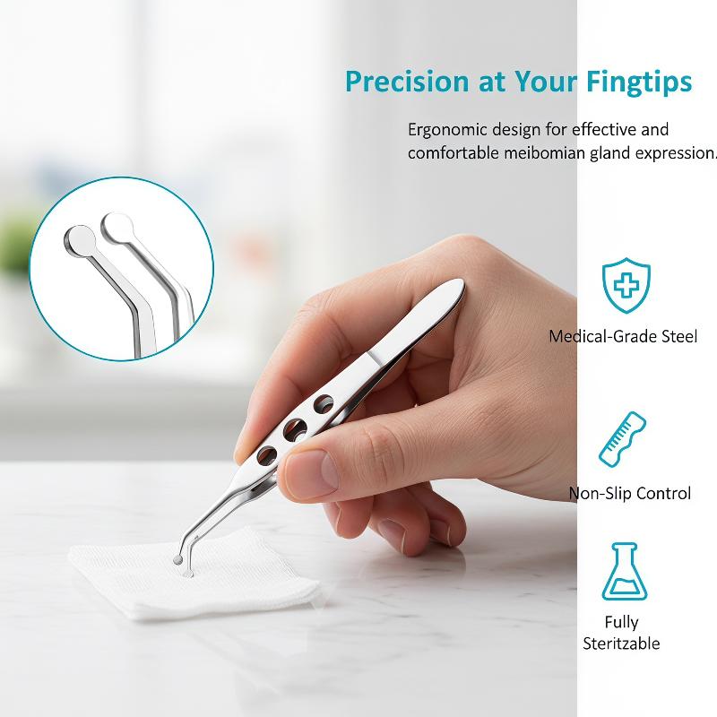Lash Extension Tweezers - Pęseta do powiek, kompresor do rzęs