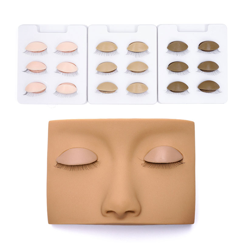 Funny Eyelash Extension - Przedłużanie rzęs głowa manekina praktyka akcesoria