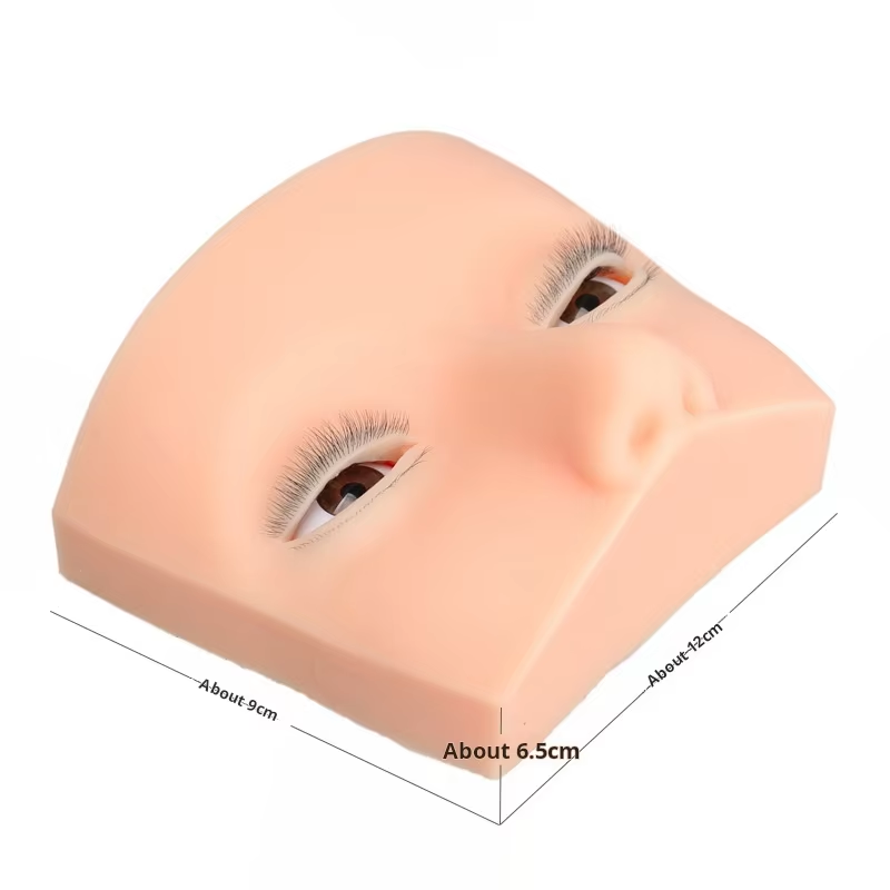Eyelash Extension Open Eye - 4-warstwowa głowa manekina do przedłużania rzęs