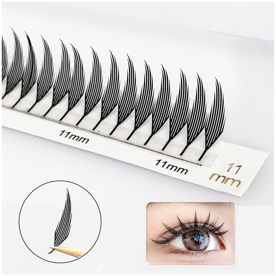 Funny Eyelash Extension - Comic Spire przedłużanie rzęs naturalny lekki