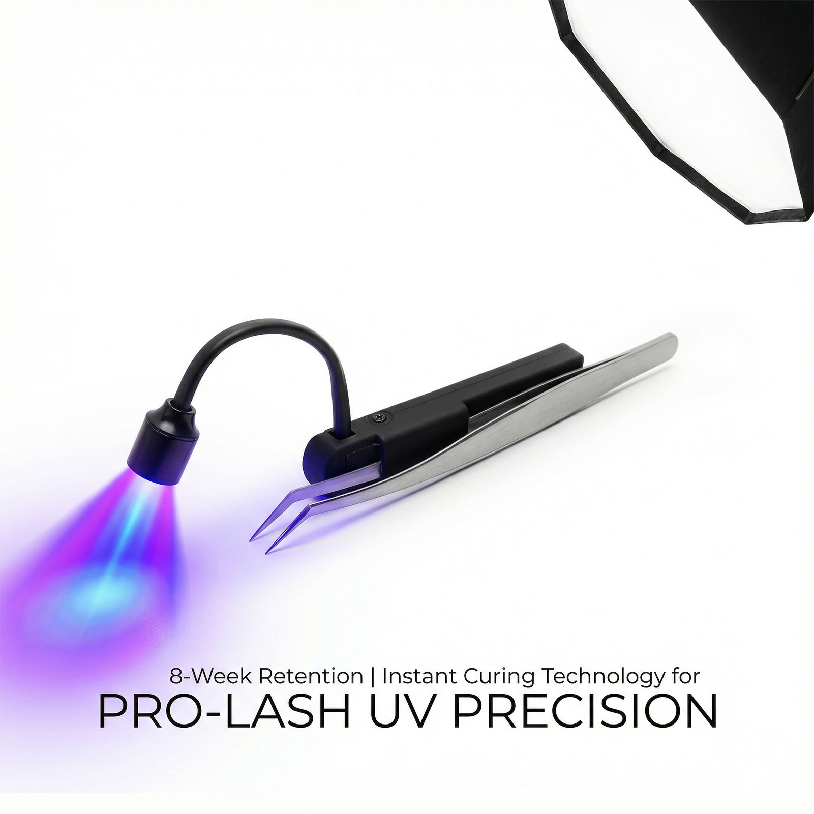 Lash Extension Tweezers - Lampa LED do rzęs 1W 395nm