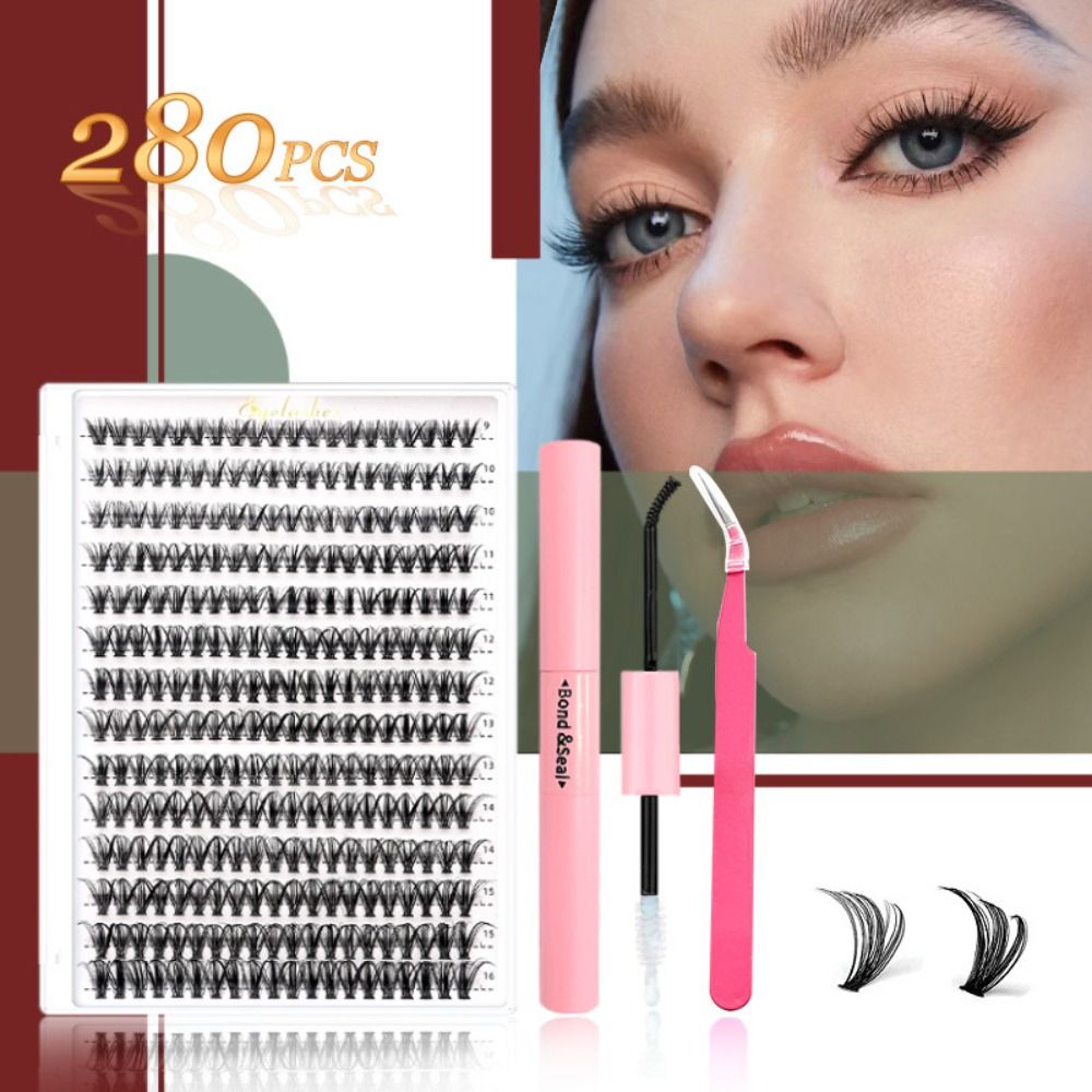 Eyelash Extension Fan - Sztuczne rzęsy o długości 9-16mm, efekt