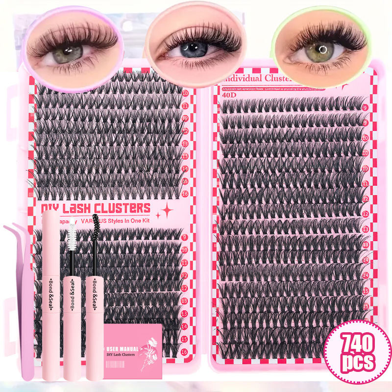 Eyelash Extension Full Set - 30D40D50D80D DIY zestaw do przedłużania rzęs