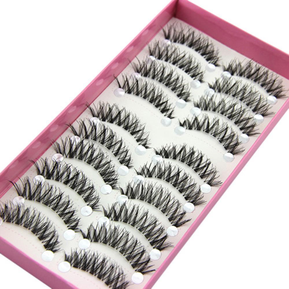 Moda sztuczne rzęsy 10 par nat – Eyelash Extension Full Set recenzja i cena