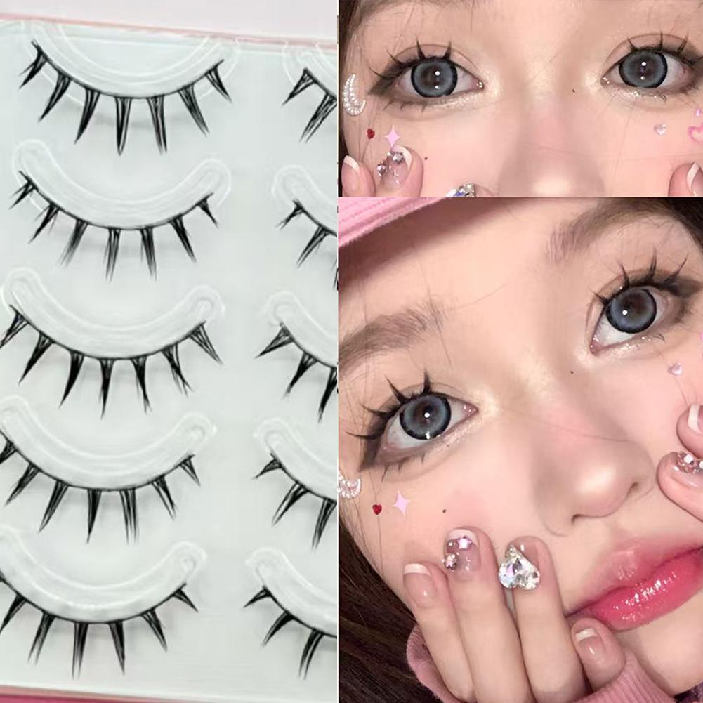 5 Par/Pudełko Sztuczne Rzęsy C – Eyelash Extension Wet Look recenzja i cena