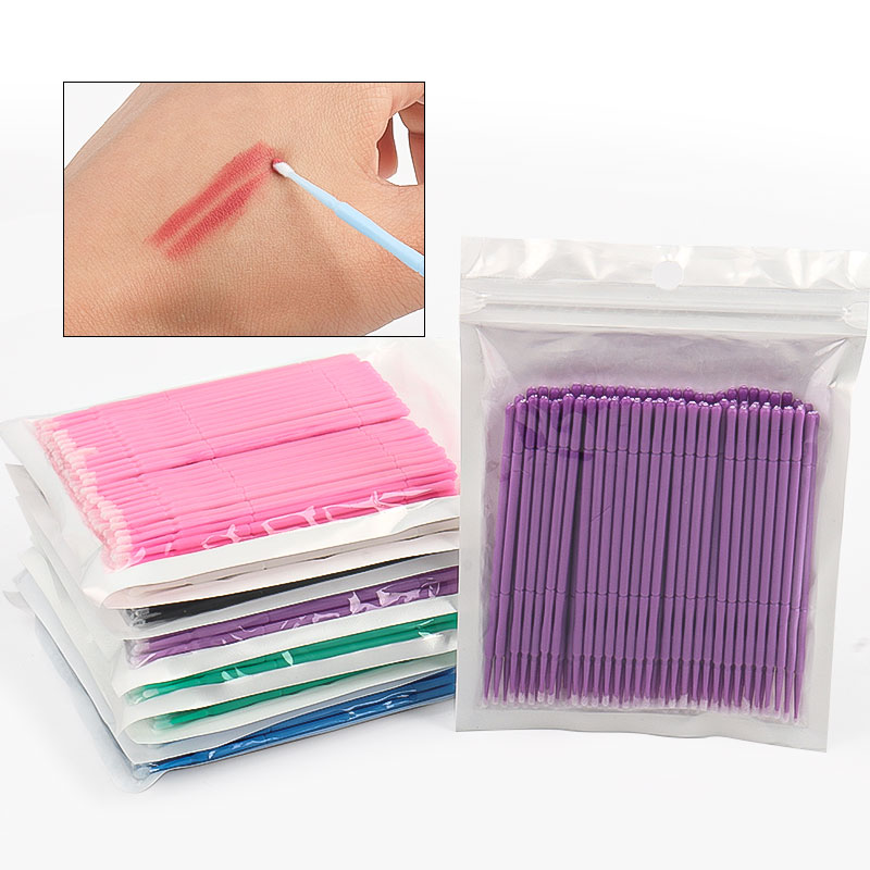 100 SZT./Worek Bambusowe Patyc – Eyelash Extension Examples recenzja i cena