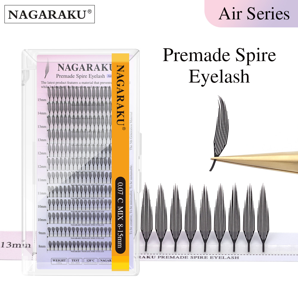 NAGARAKU Premade Spire Eyelash – Funny Eyelash Extension recenzja i cena