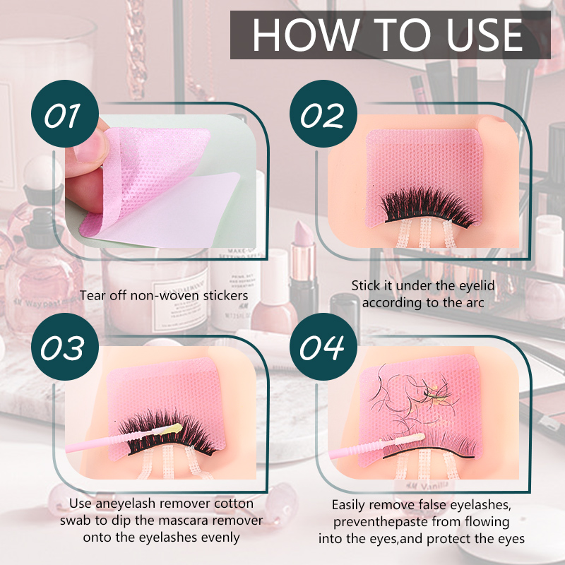 40 szt. Waciki do usuwania prz – Eyelash Extension Glue Remover recenzja i cena
