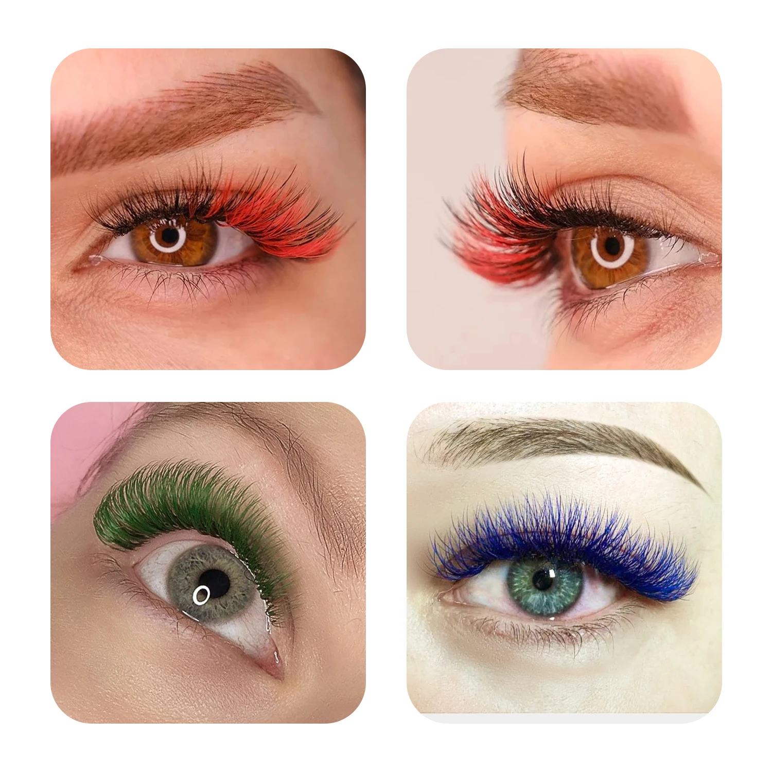 GLAMLASH Color Lash Purple Blu – Funny Eyelash Extension recenzja i cena