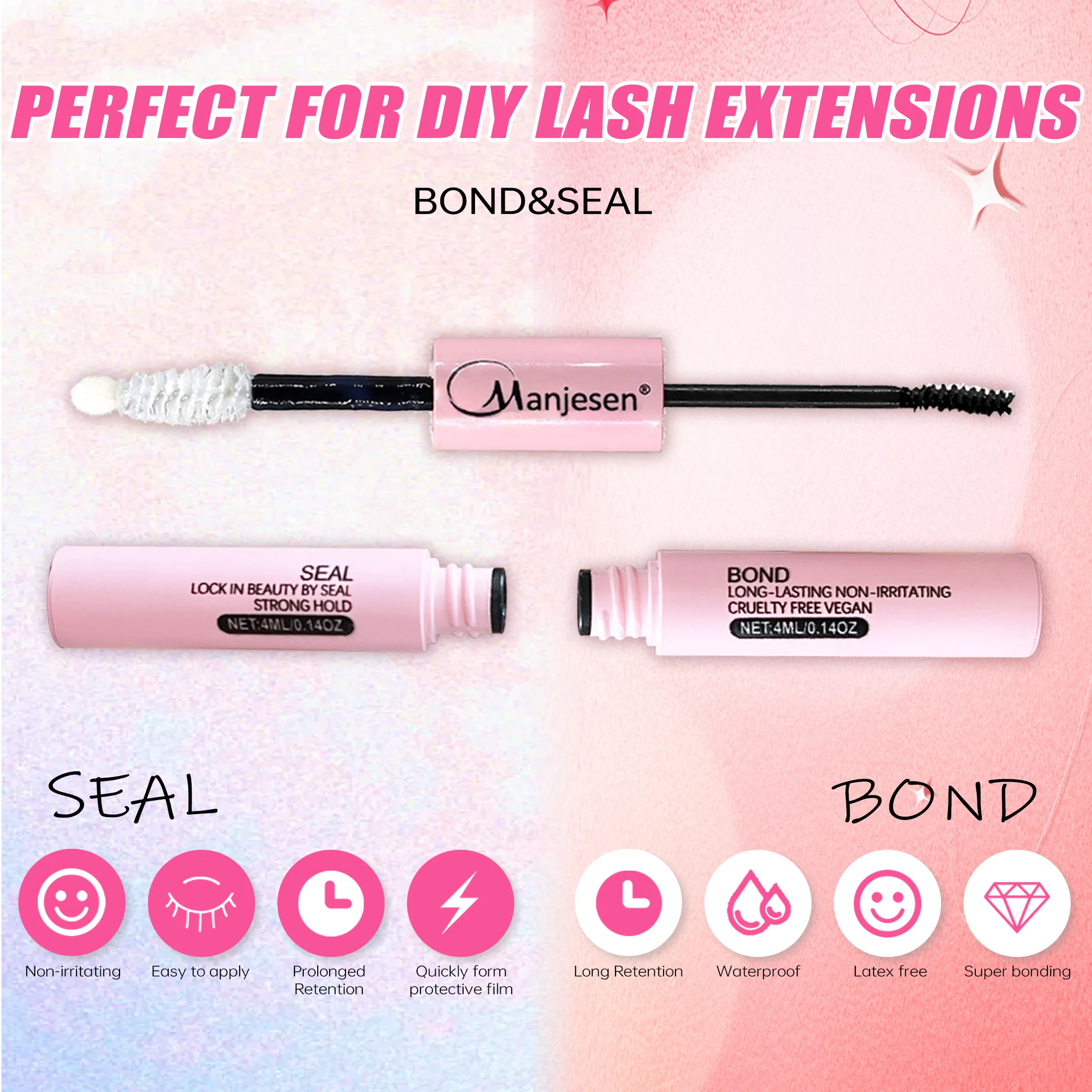 Rzęsy 200 szt. w kępkach, klej – Eyelash Extension Full Set recenzja i cena