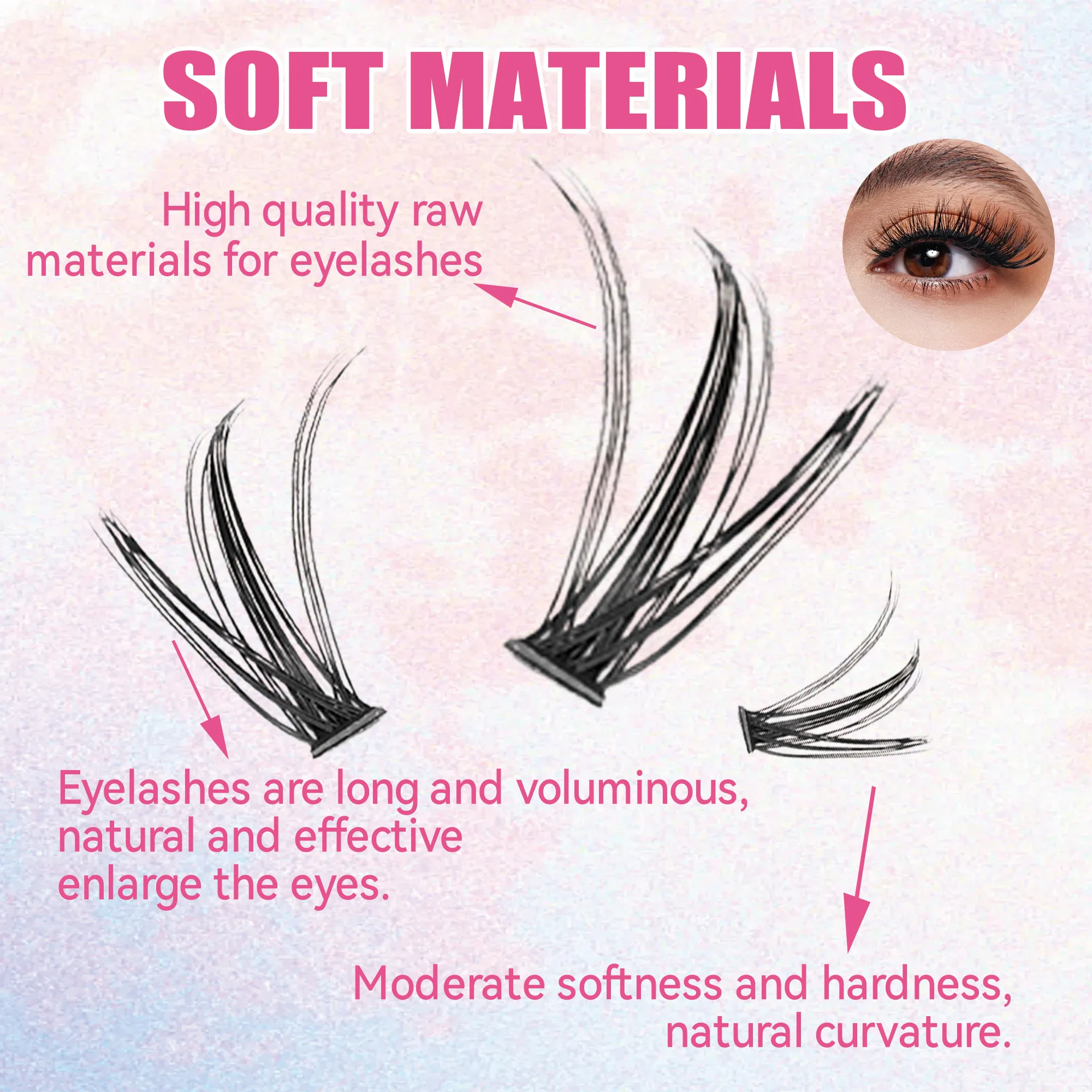 Rzęsy 200 szt. w kępkach, klej – Eyelash Extension Full Set recenzja i cena