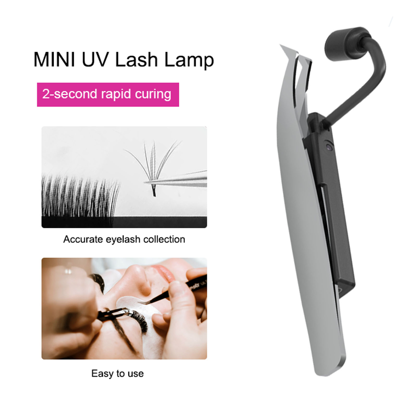 Lampa LED do rzęs 1W 395nm do  – Lash Extension Tweezers recenzja i cena