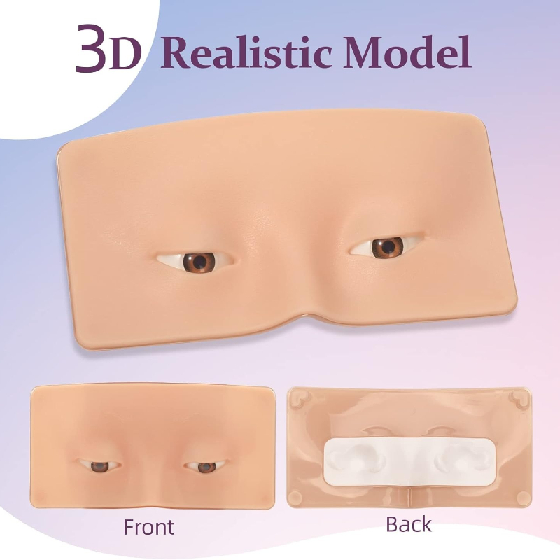 Silikonowa tablica 3D do ćwicz – Eyelash Extension Open Eye recenzja i cena
