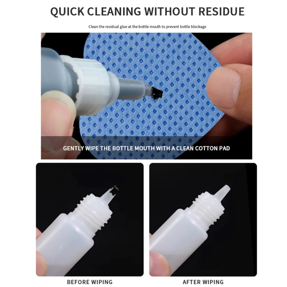 200 sztuk chusteczek papierowy – Eyelash Extension Glue Remover recenzja i cena